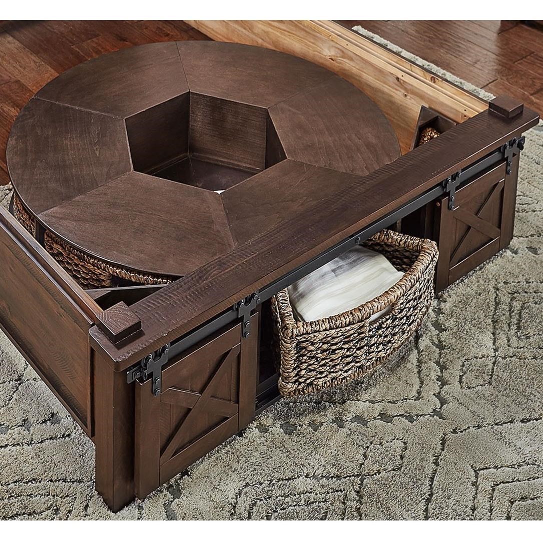 AAmerica Sun Valley SUVRT5133 King Bed with Rotating Storage Esprit